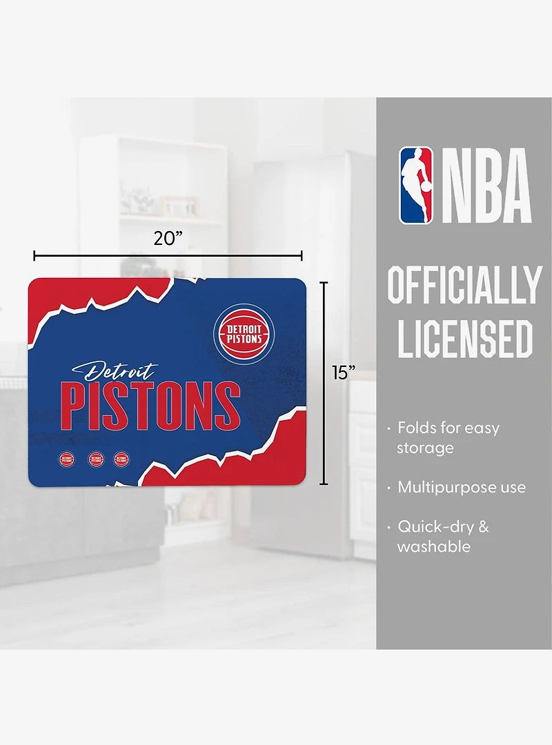 NBA Detroit Pistons Torn Small Mat