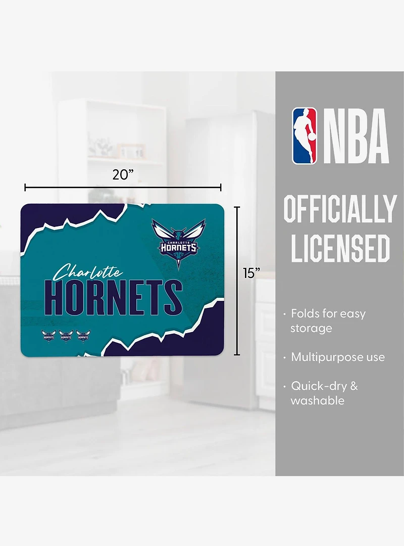 NBA Charlotte Hornets Torn Small Mat
