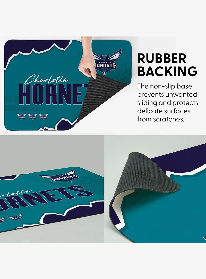 NBA Charlotte Hornets Torn Small Mat