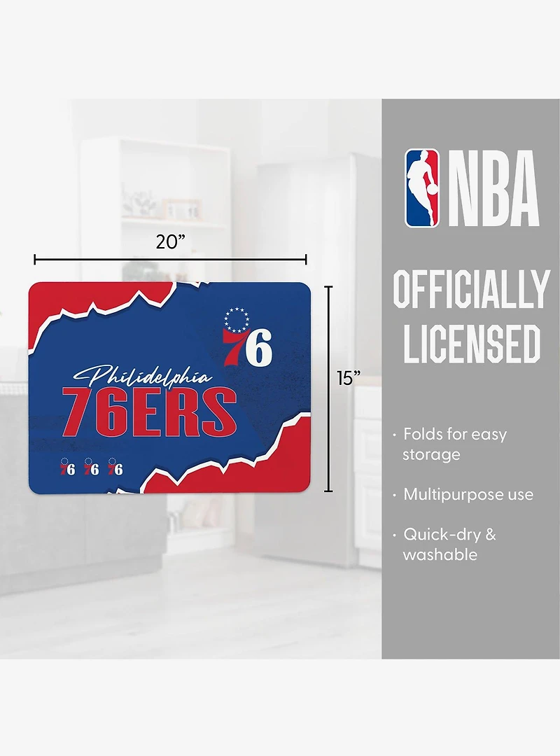 NBA Philadelphia 76ers Torn Small Mat