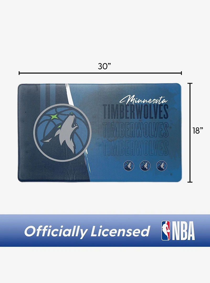 NBA Minnesota Timberwolves Painterly Floor Mat