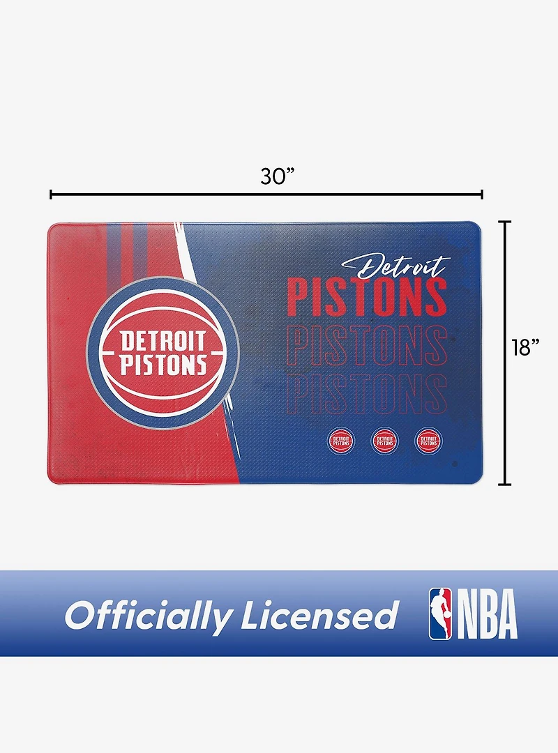 NBA Detroit Pistons Painterly Floor Mat