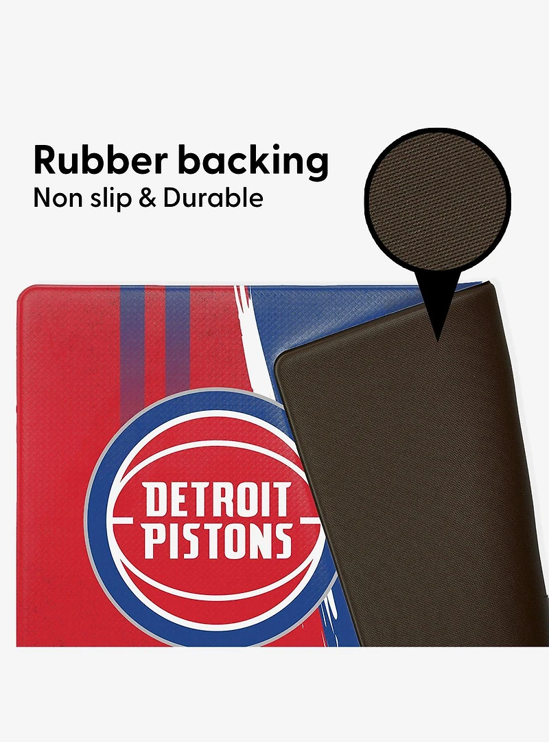 NBA Detroit Pistons Painterly Floor Mat