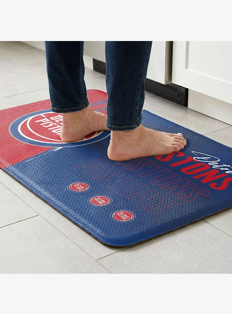 NBA Detroit Pistons Painterly Floor Mat