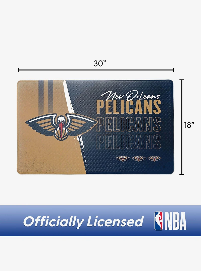 NBA New Orleans Pelicans Painterly Floor Mat