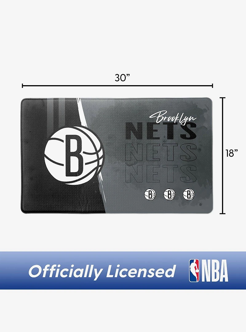 NBA Brooklyn Nets Painterly Floor Mat