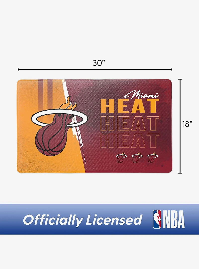 NBA Miami Heat Painterly Floor Mat