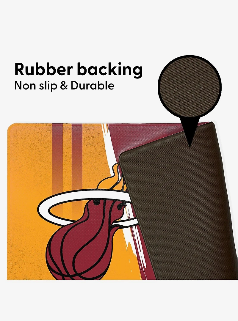 NBA Miami Heat Painterly Floor Mat
