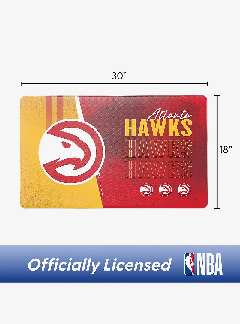 NBA Atlanta Hawks Painterly Floor Mat
