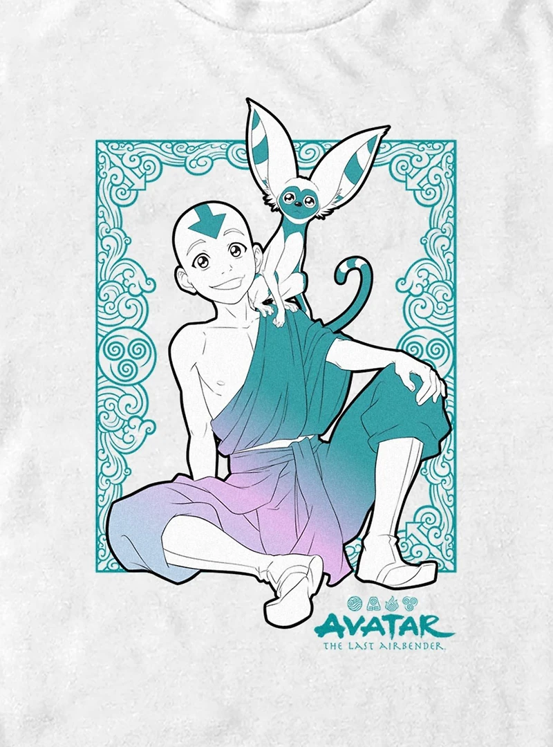 Avatar: The Last Airbender Avatar Aang Frame T-Shirt