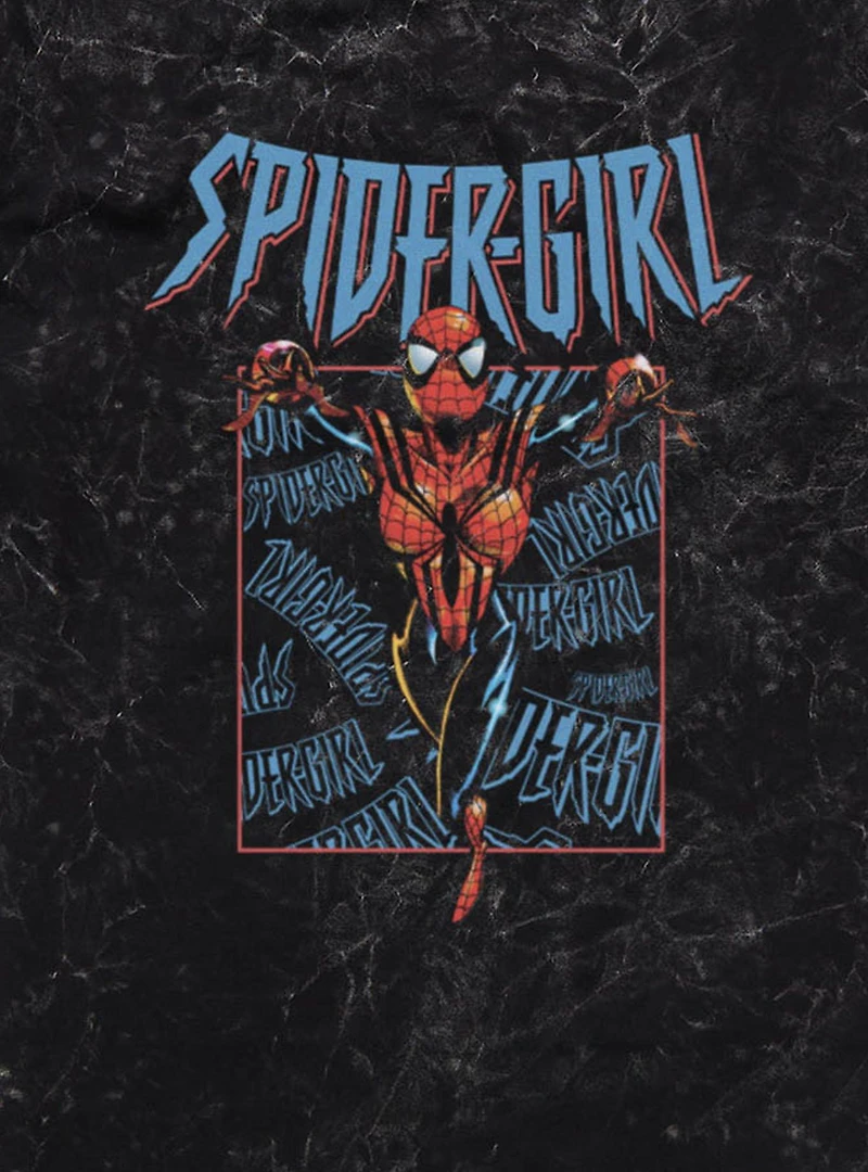 Marvel Spider-Man Spider-Girl Mineral Wash T-Shirt