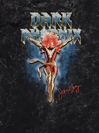 Marvel X-Men Dark Phoenix Ascending Jean Grey Mineral Wash T-Shirt