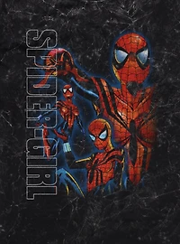 Marvel Spider-Man Spider-Girl Strike A Pose Montage Mineral Wash T-Shirt