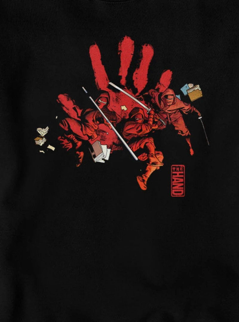 Marvel Comics Retro Red Hand Of Sweatshirt
