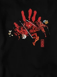 Marvel Comics Retro Red Hand Of Sweatshirt