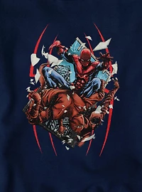 Marvel Spider-Man Hand Through Window Sweatshirt