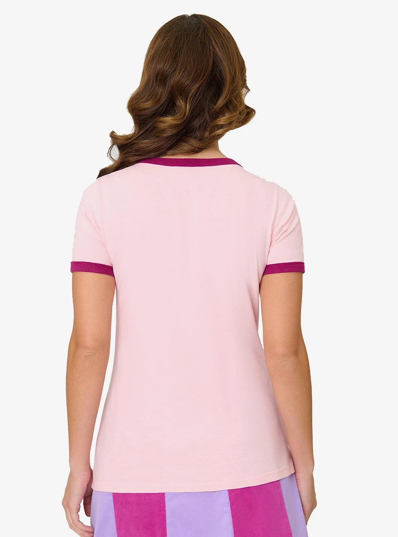 Disney Alice Wonderland Collection By Unique Vintage Everyone Is Mad Ringer Graphic Tee