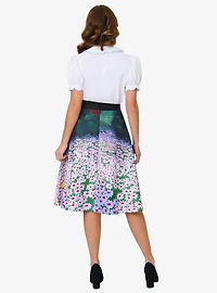 Disney Alice Wonderland Collection By Unique Vintage Daisies Vivian Swing Skirt