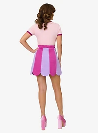 Disney Alice Wonderland Collection By Smak Parlour Purple Cheshire Cat Corduroy Mini Skirt