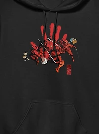 Marvel Comics Retro Red Hand Of Hoodie