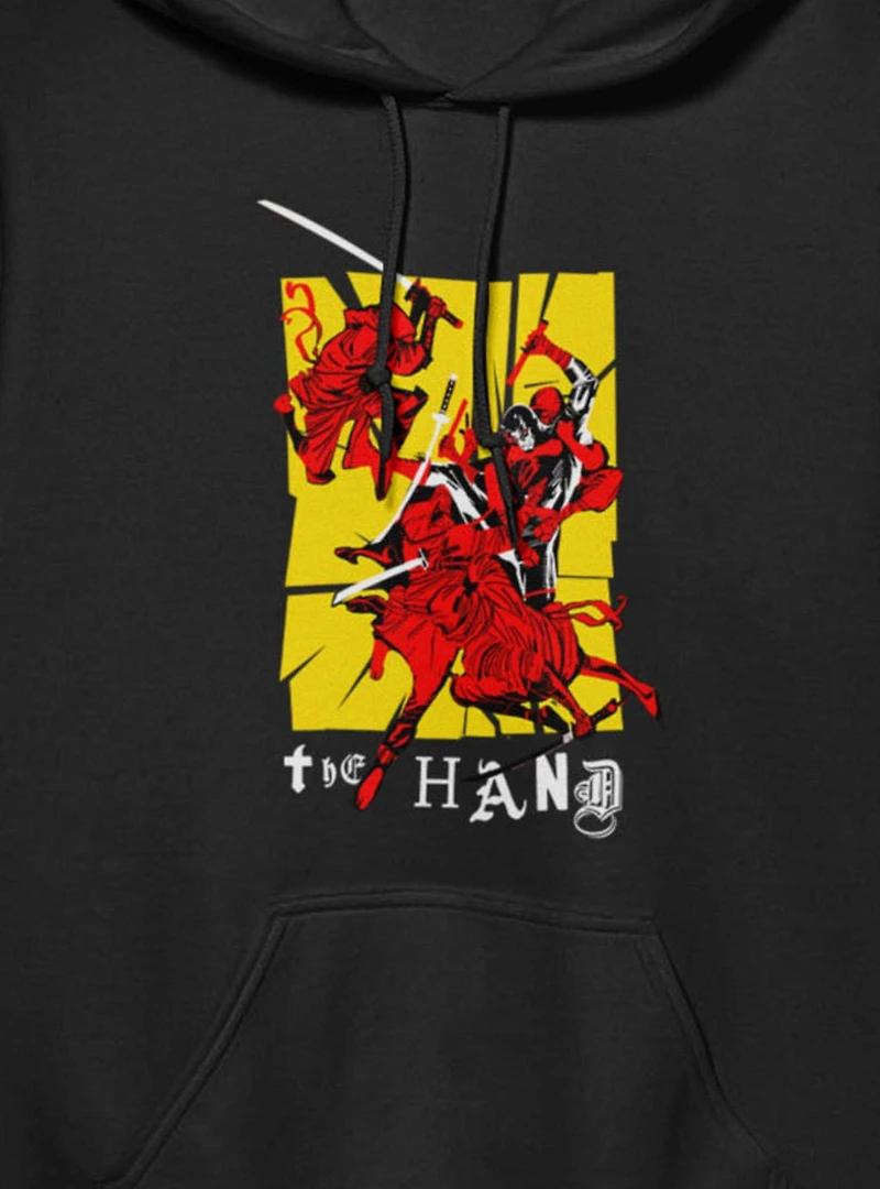 Marvel Comics Retro Hand On The Daredevil Ransom Letters Hoodie
