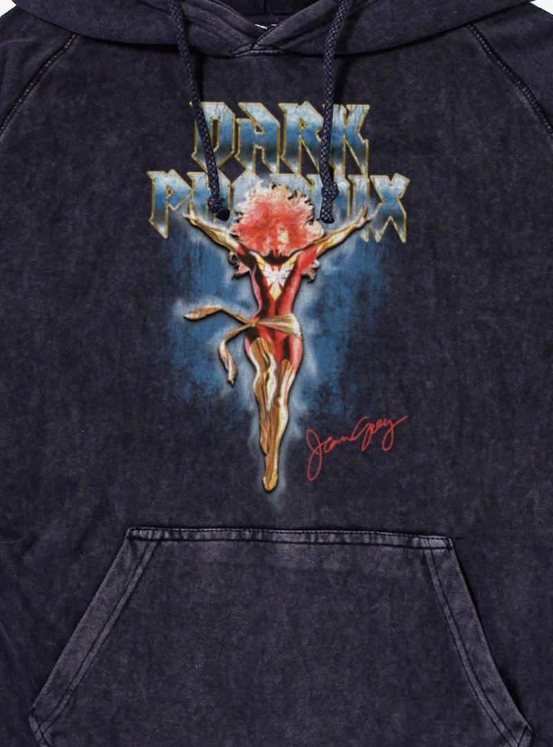 Marvel X-Men Dark Phoenix Ascending Jean Grey Mineral Wash Hoodie