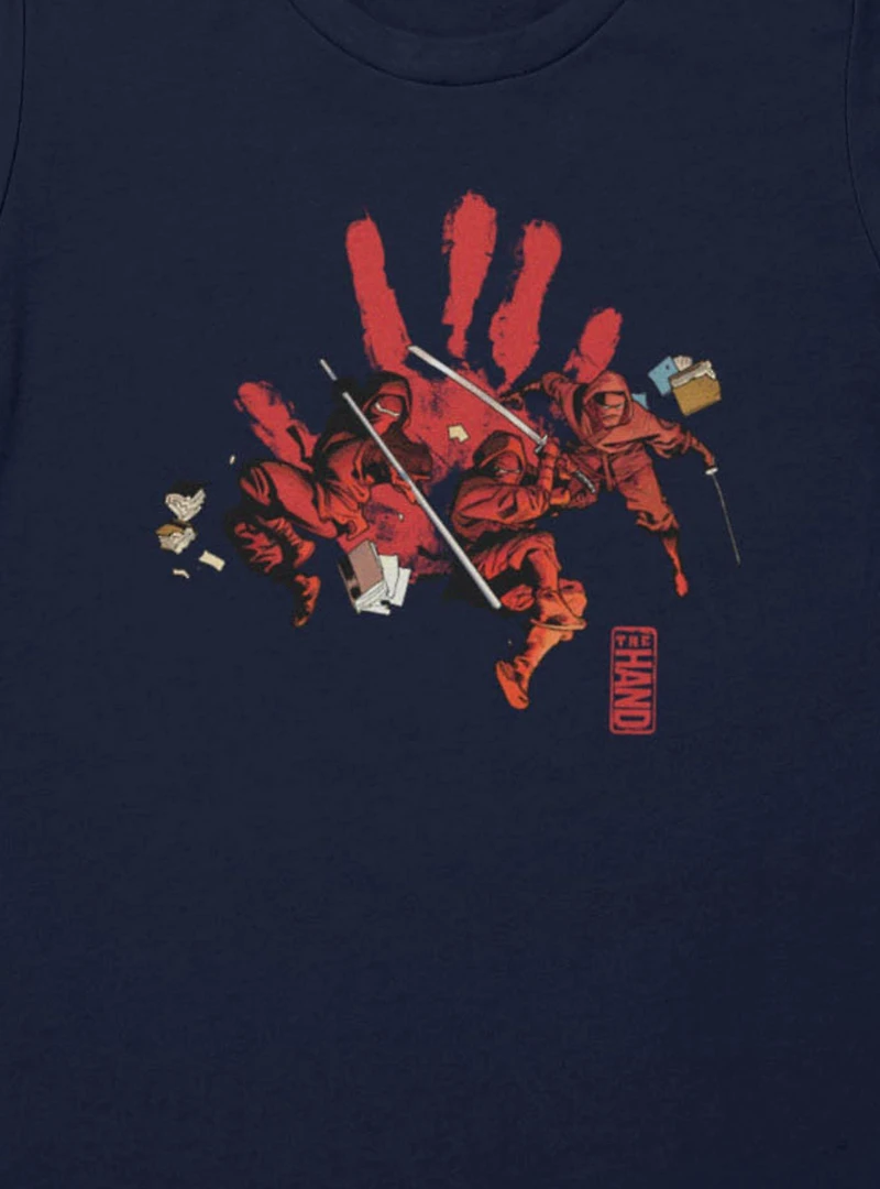 Marvel Comics Retro Red Hand Of Womens T-Shirt