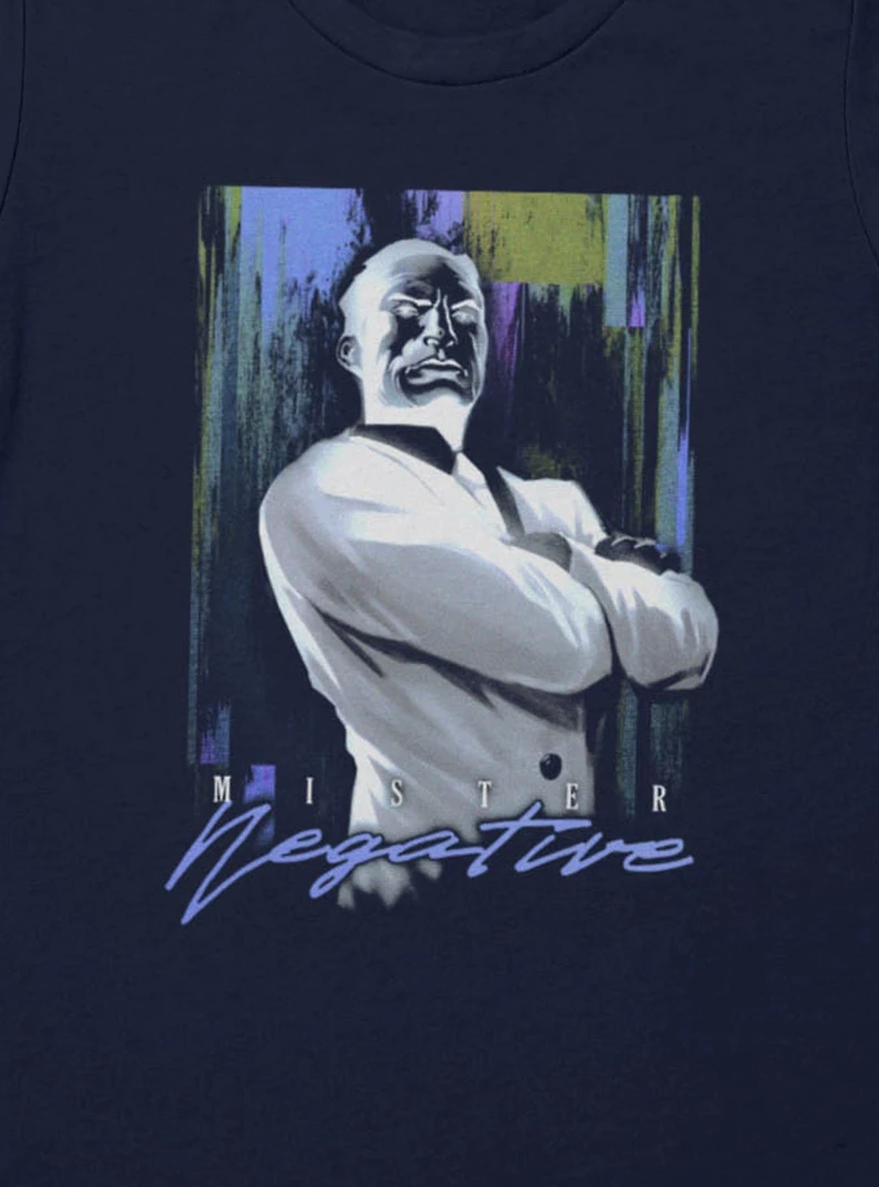 Marvel Spider-Man Mister Negative Comic Portrait Womens T-Shirt