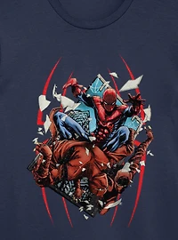 Marvel Spider-Man Hand Through Window T-Shirt
