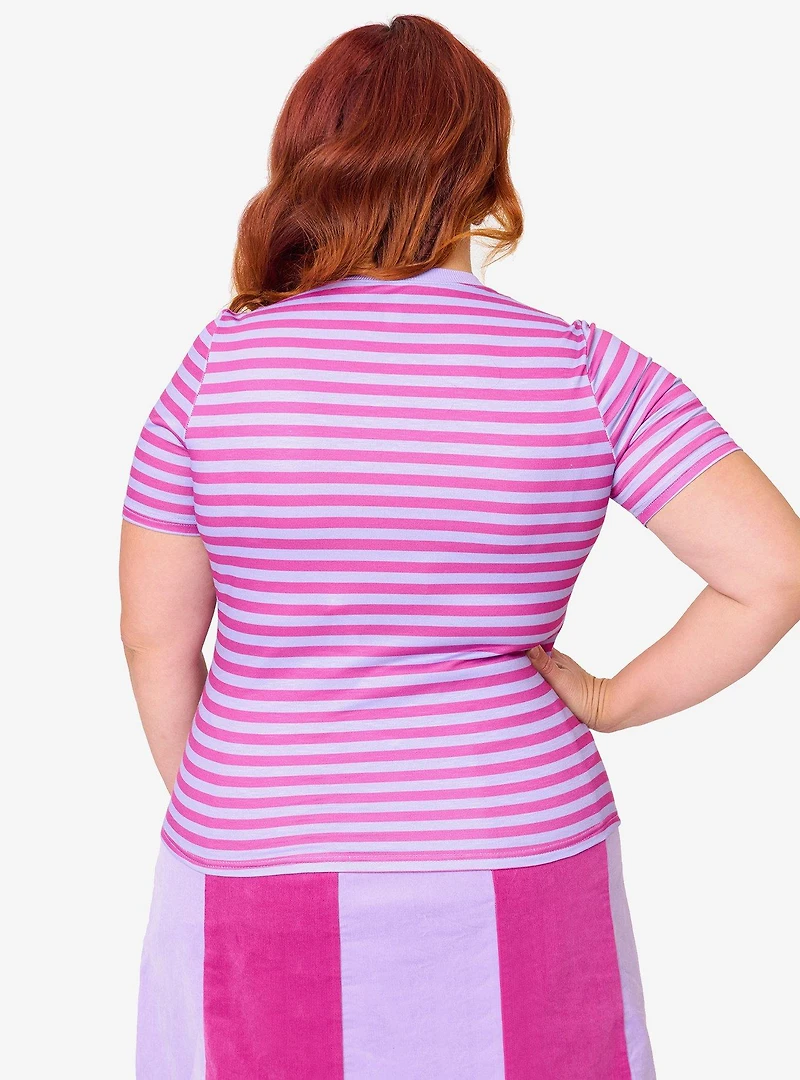 Disney Alice Wonderland Collection By Unique Vintage Plus Cheshire Cat Back to Basics Top