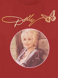 Dolly Parton Circle Signature Womens T-Shirt