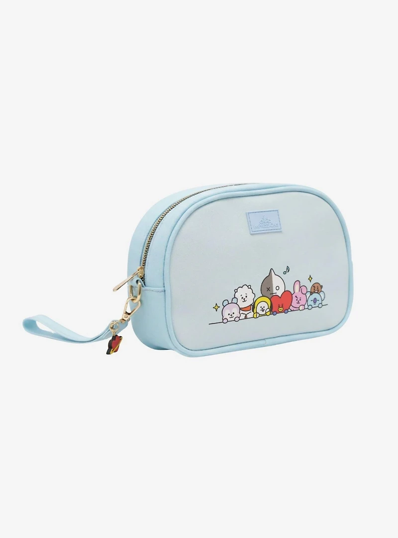 BT21 CORE Arch Makeup Bag with Wristlet