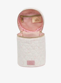 Disney Winnie The Pooh Classic Quilted Round Cosmetic Bag
