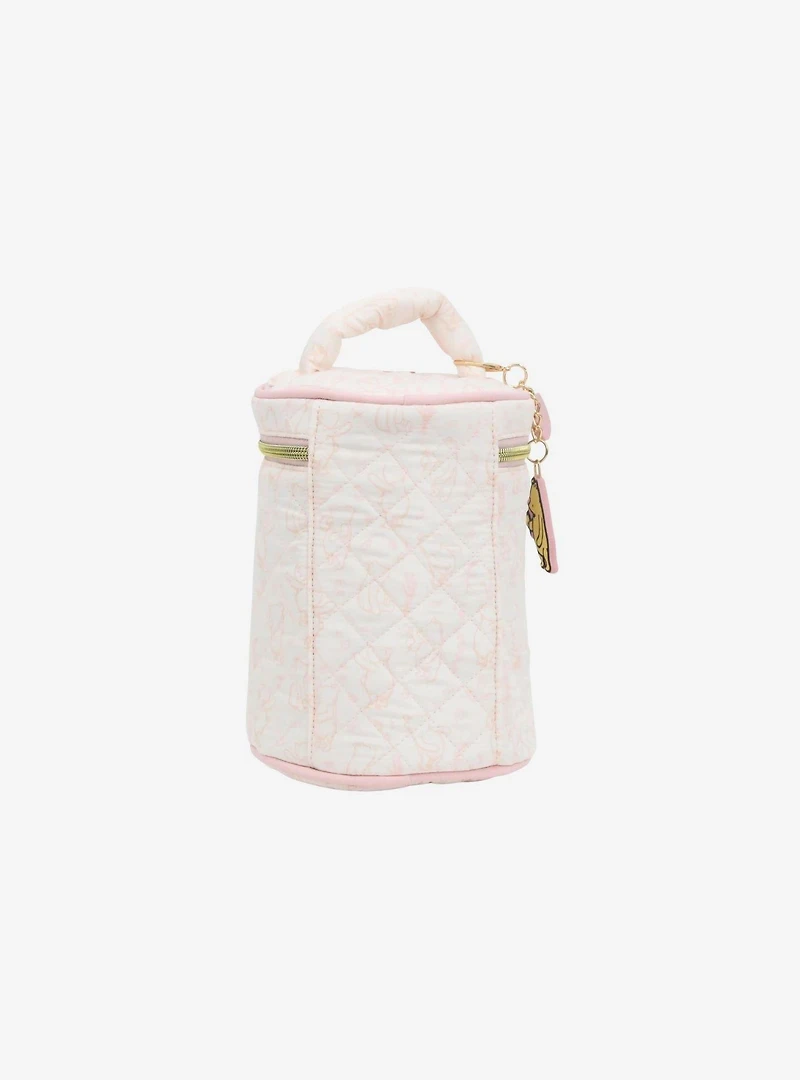 Disney Winnie The Pooh Classic Quilted Round Cosmetic Bag