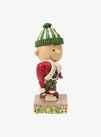 Jim Shore Peanuts Snoopy & Charlie Xmas Sweaters Figurine