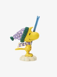 Jim Shore Peanuts Woodstock with Skis Mini Figurine