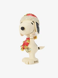 Jim Shore Peanuts Snoopy with Bells Mini Figurine