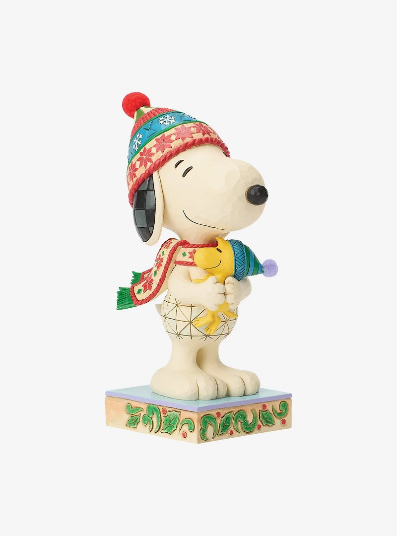 Jim Shore Peanuts Snoopy Hugging Woodstock Figurine