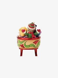 Jim Shore Peanuts Snoopy and Friends in Sleigh Figurine