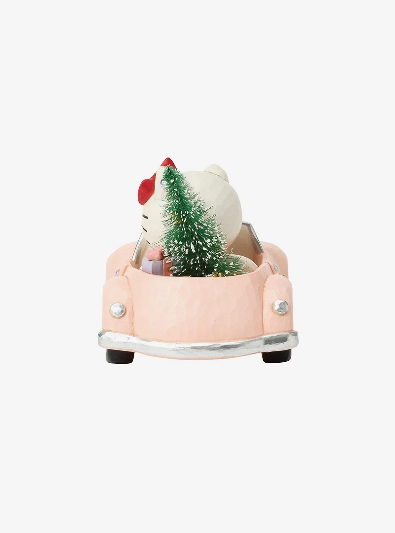 Jim Shore Sanrio Hello Kitty Christmas Car Figurine