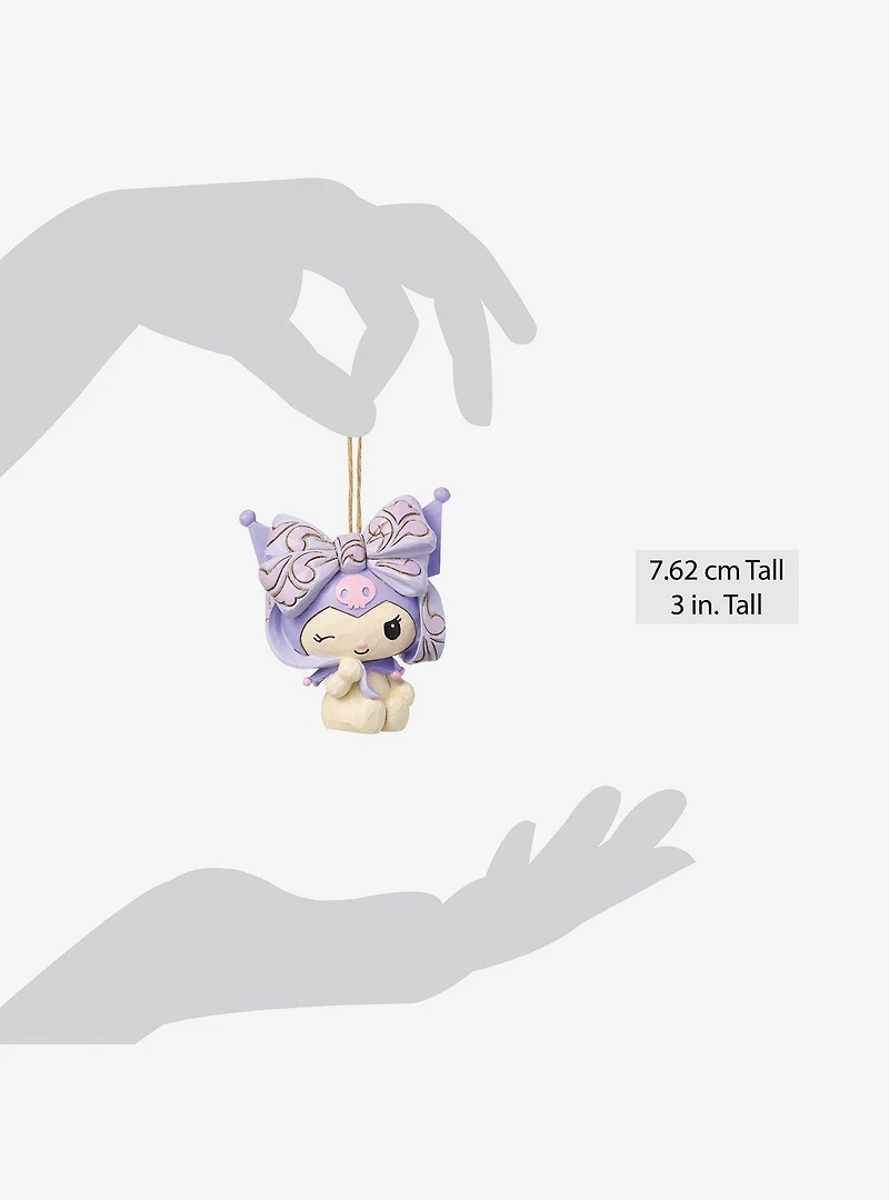 Jim Shore Sanrio Kuromi Bow Hanging Ornament
