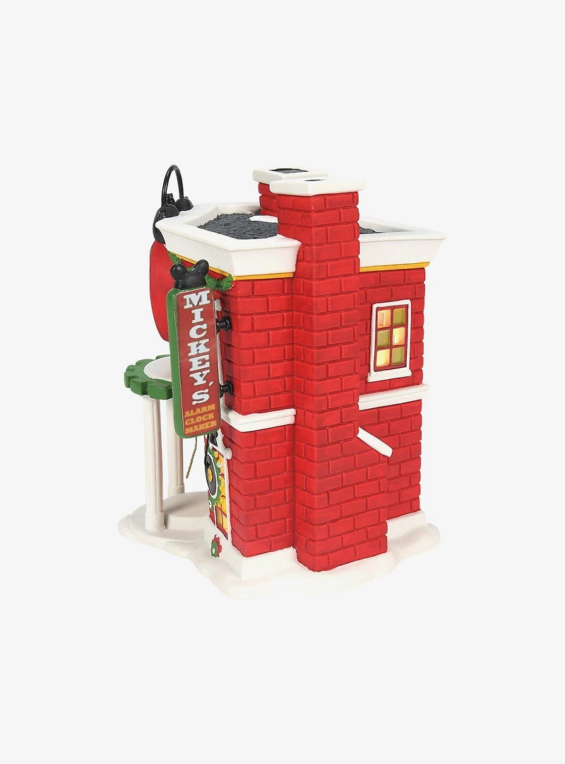 Department 56 Disney Village Mickey's Alarm Clock Shop Figurine