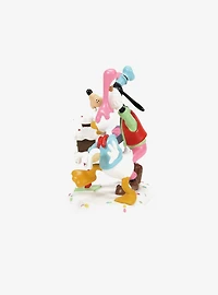 Department 56 Disney Village Goofy & Donald Make A Mess Figurine