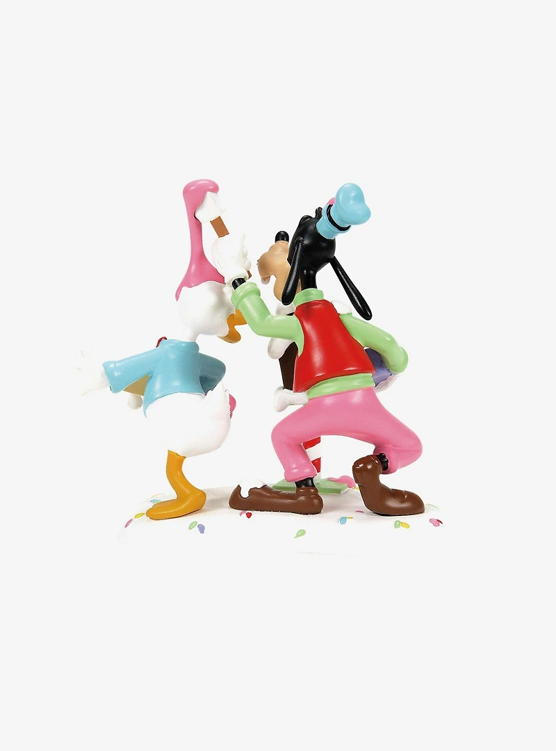 Department 56 Disney Village Goofy & Donald Make A Mess Figurine