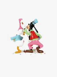 Department 56 Disney Village Goofy & Donald Make A Mess Figurine
