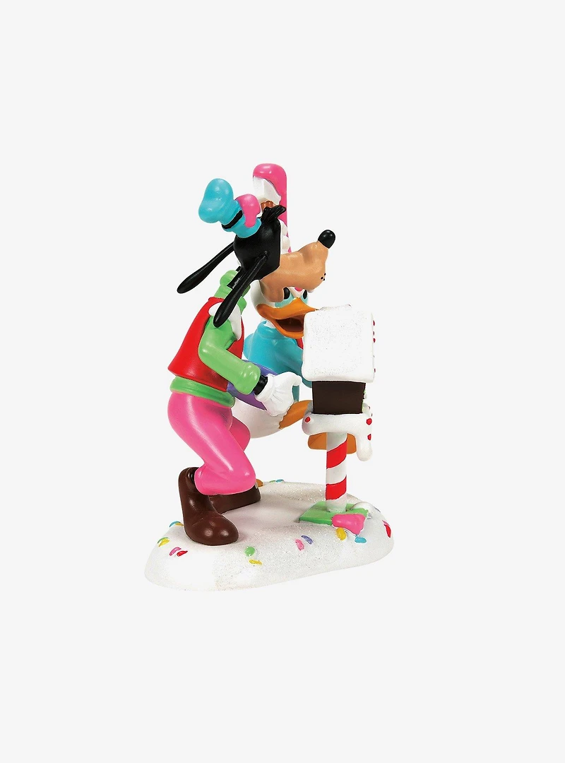 Department 56 Disney Village Goofy & Donald Make A Mess Figurine