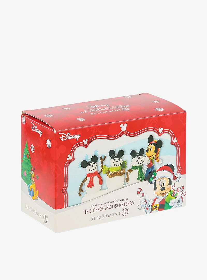 Department 56 Disney Village The Three Mouseketeers Figurine