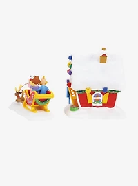 Department 56 Grinch Village Max's Sleigh Rides Figurine Set of 2