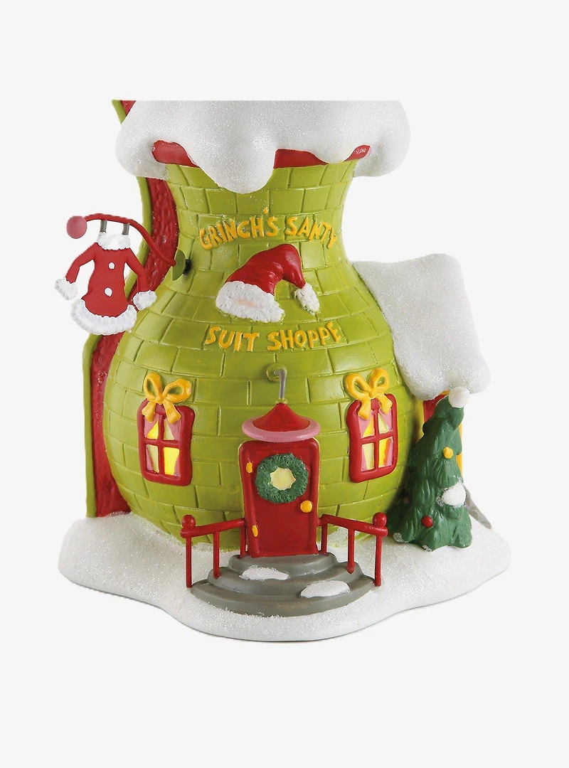 Department 56 Grinch Village Grinch's Santy Suit Shoppe Figurine