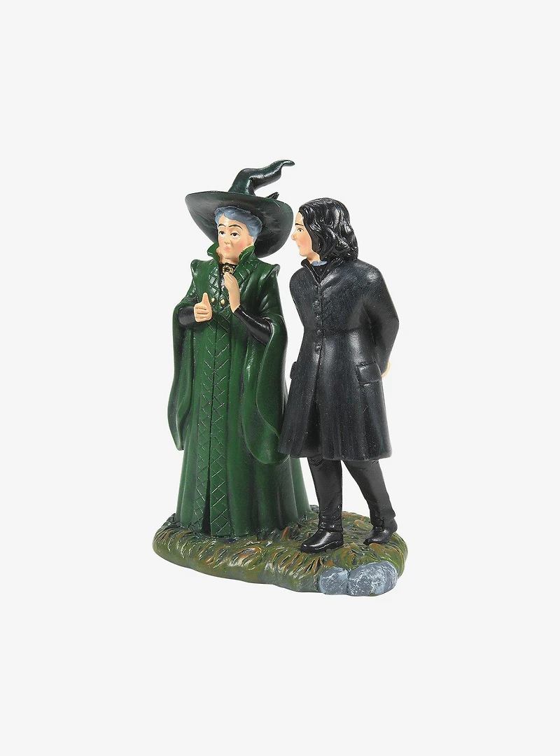 Department 56 Harry Potter Village Snape & McGonagall Figurine